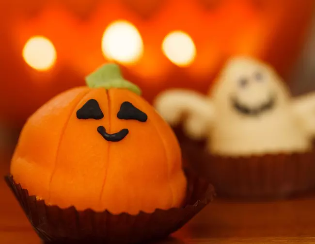 Halloweeni muffin
