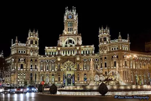 Spanyolország, Madrid, karácsonyi díszkivilágítás