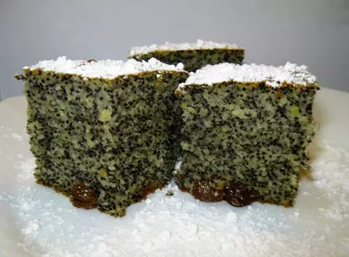 M�kos pisk�ta szeletek