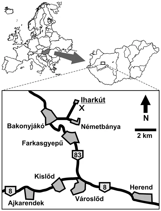 Pannoniasaurus inexpectatus lel�helye